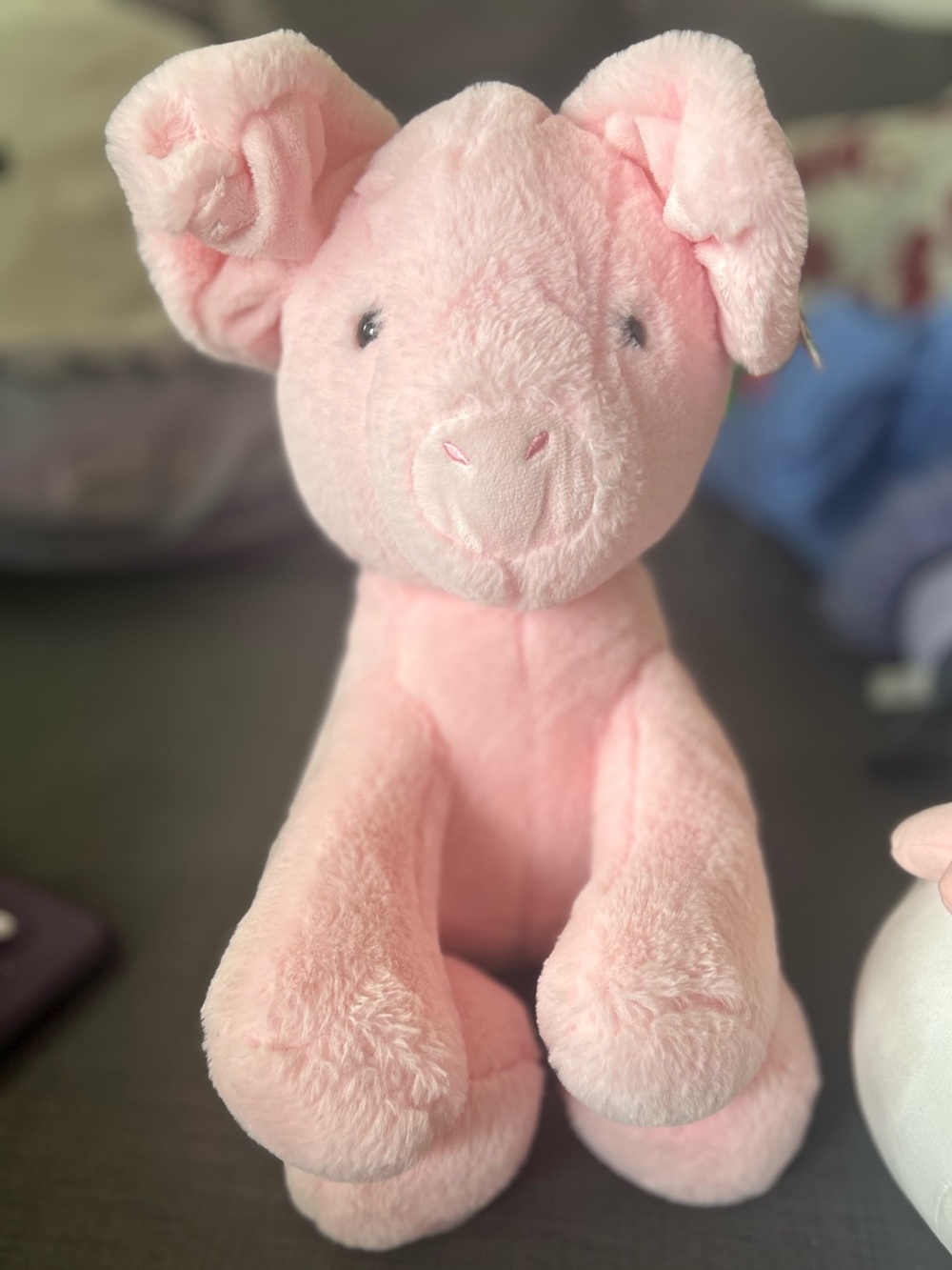 Soft Pink Plush Pig Stuffed Animal for Kids - Cozy Cuddly Toy